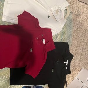 Pair of Lacoste polos!